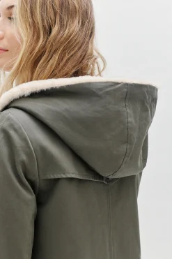 New Parka Electra Vert Kaki Femme Parkas