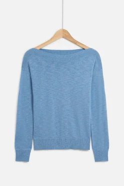 Online Pull Bettina Denim Baby Bleu Femme Pulls
