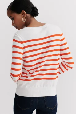 Discount Pull Juliette Orange Femme Pulls
