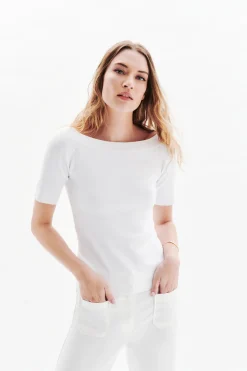 Store Pull Malone Fin A Col Bateau Femme Pulls