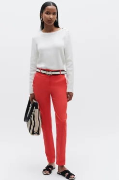 Sale Pull Marin Aurelie Ivoire Femme Pulls