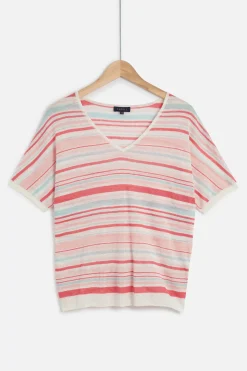 Best Sale Pull Milano 100% Lin Femme Pulls