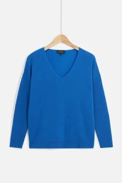 Clearance Pull Thelma Bleu Electrique Femme Pulls