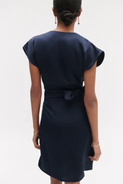 Shop Robe Laila Satinee Femme Robes