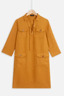 Outlet Robe Meyer 100% Lin Femme Robes