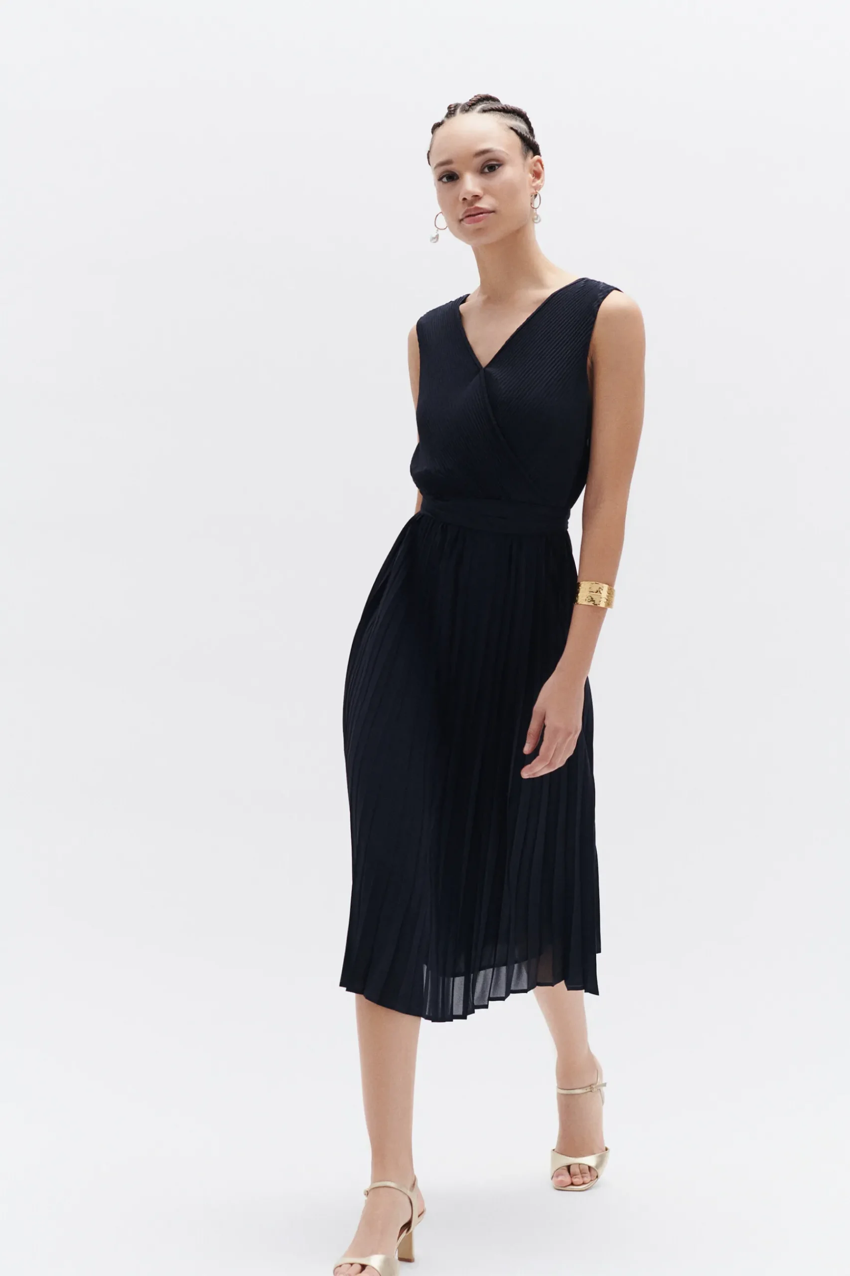 Sale Robe Mini Bleu Marine Femme Robes