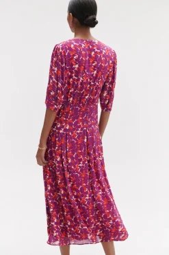 New Robe Victoria En Crepe De Viscose Femme Robes