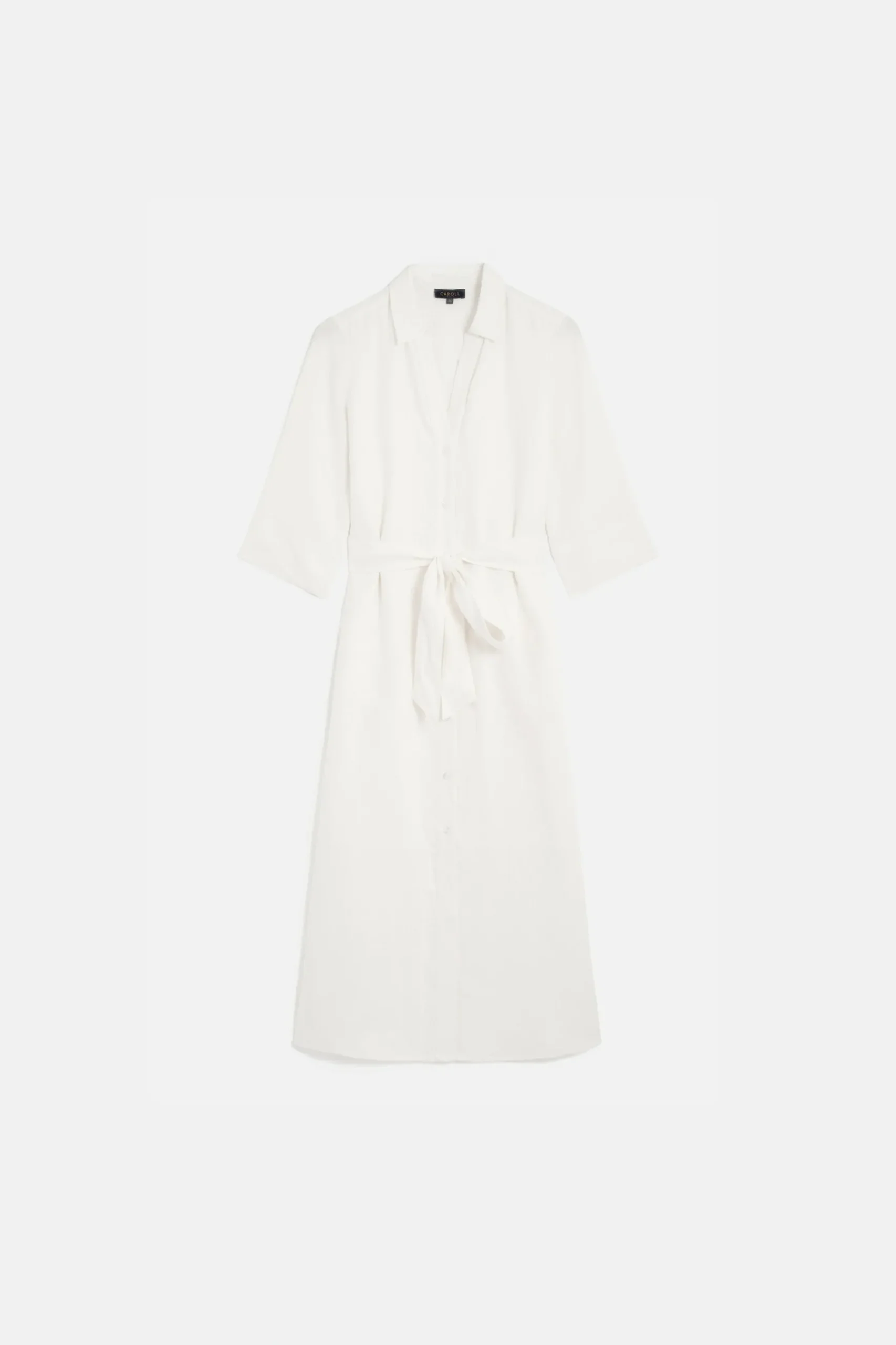 Best Robe Yana 100% Lin Ivoire Femme Robes