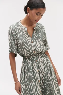 Fashion Robe Zumilia A Imprime Zebre Femme Robes