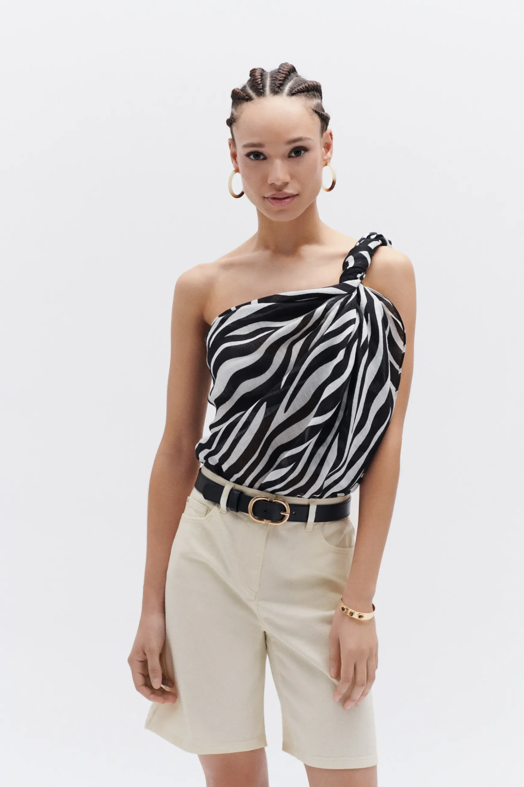 Outlet Short Menphis Ecru Femme Shorts