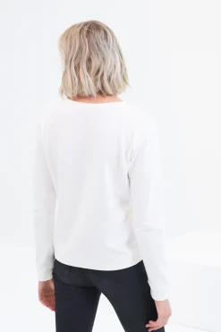 Clearance Sweat Ines Ivoire Femme Tops Et T-Shirts