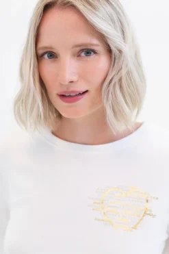 Clearance Sweat Ines Ivoire Femme Tops Et T-Shirts