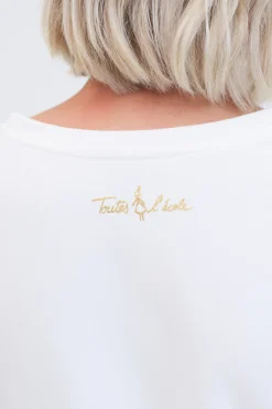 Hot Sweat Jasmin Ivoire Femme Tops Et T-Shirts