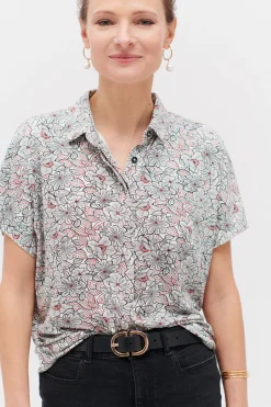 Cheap Tee-Shirt Isabella Ecru Femme Tops Et T-Shirts