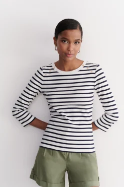 Cheap T-Shirt Bento B Bleu Marine Femme Tops Et T-Shirts