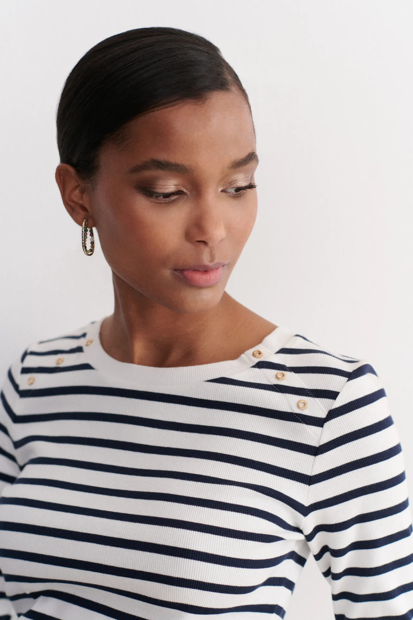 Cheap T-Shirt Bento B Bleu Marine Femme Tops Et T-Shirts
