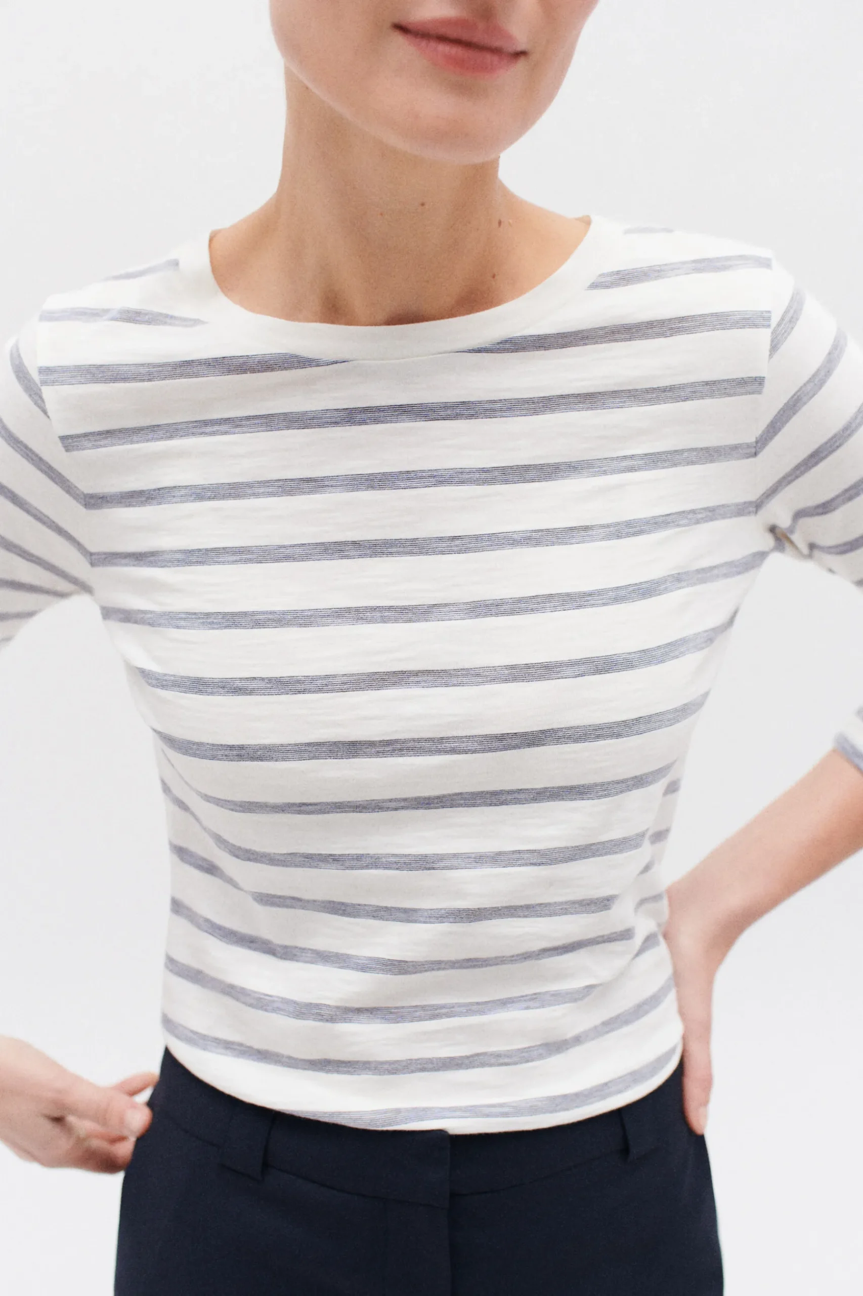 Shop T-Shirt Clotilde Bleu Violet Femme Tops Et T-Shirts