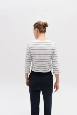 Shop T-Shirt Clotilde Bleu Violet Femme Tops Et T-Shirts