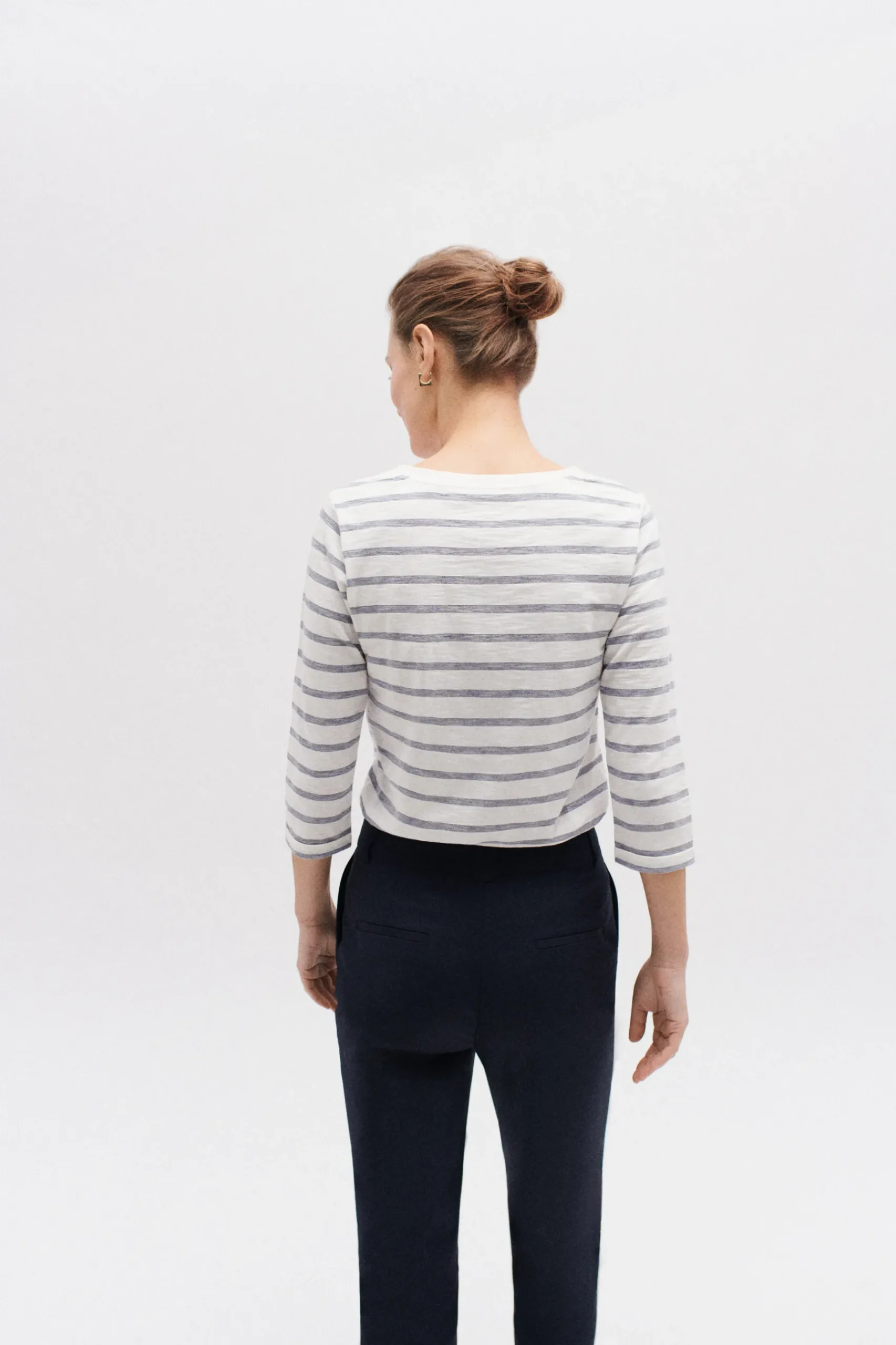 Shop T-Shirt Clotilde Bleu Violet Femme Tops Et T-Shirts