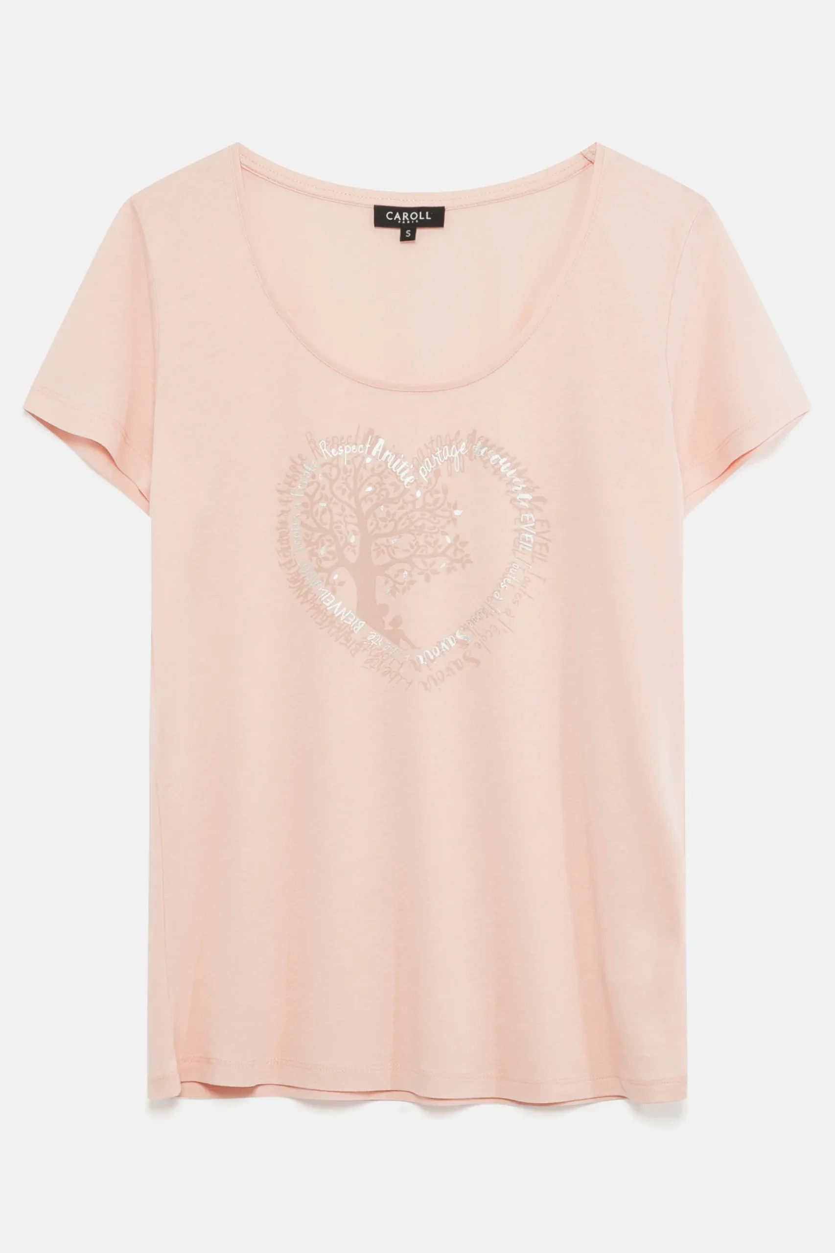 Outlet T-Shirt Janice Toutes A L'Ecole Rose Fushia Femme Tops Et T-Shirts