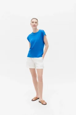 Clearance Tshirt Kate Bleu Electrique Femme Tops Et T-Shirts
