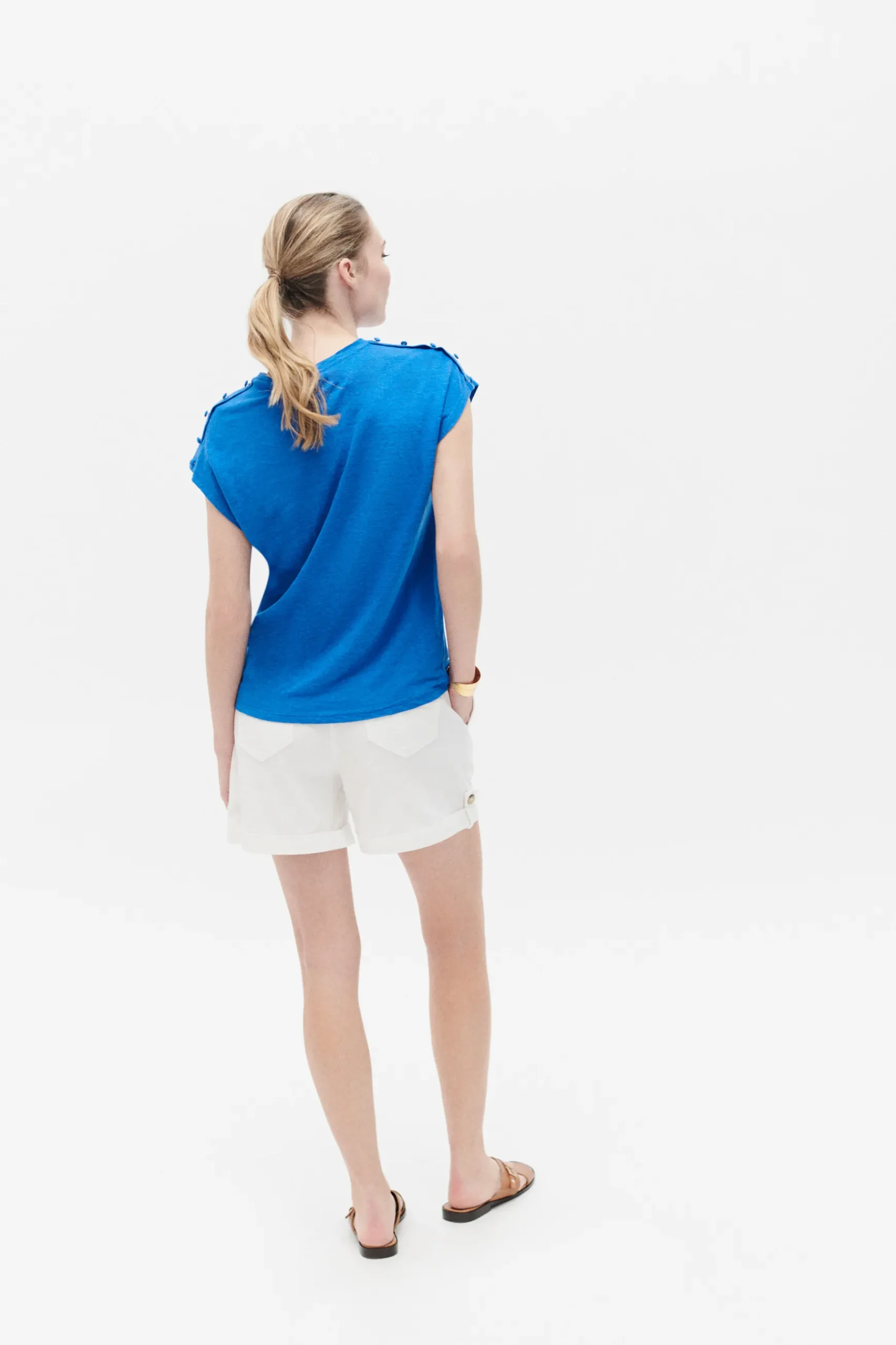 Clearance Tshirt Kate Bleu Electrique Femme Tops Et T-Shirts