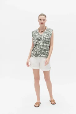 Outlet Tshirt Leo Femme Tops Et T-Shirts