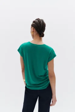 Discount Tshirt Mariane Vert Emeraude Femme Tops Et T-Shirts