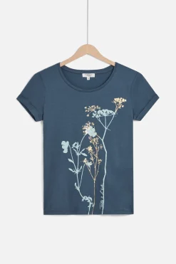 Outlet T-Shirt Maxine Bleu Marine Femme Tops Et T-Shirts