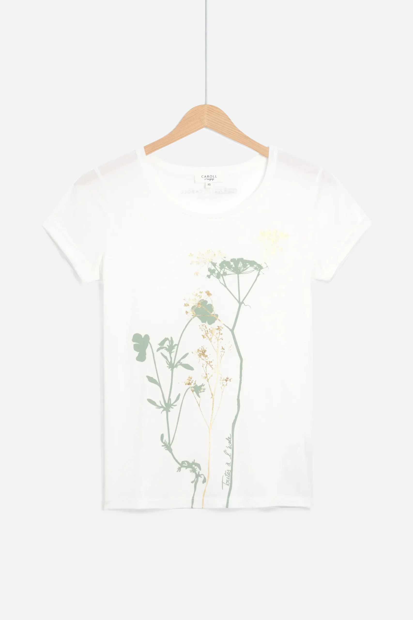 Online T-Shirt Maxine Ivoire Femme Tops Et T-Shirts