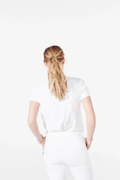 Best Sale T-Shirt Nessa Blanc Femme Tops Et T-Shirts