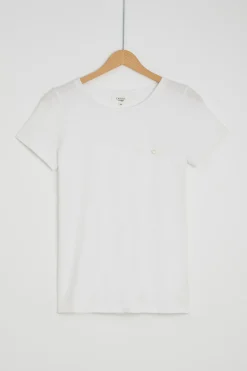 Store T-Shirt Ninon Ivoire Femme Tops Et T-Shirts