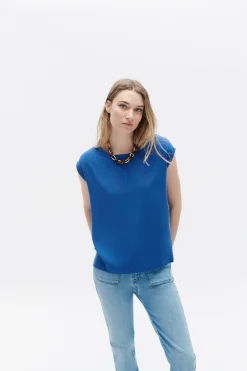New T-Shirt Osiris B Bleu Femme Tops Et T-Shirts