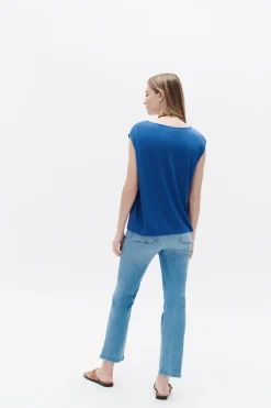 New T-Shirt Osiris B Bleu Femme Tops Et T-Shirts
