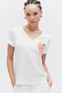 Best Tshirt Rose Femme Tops Et T-Shirts