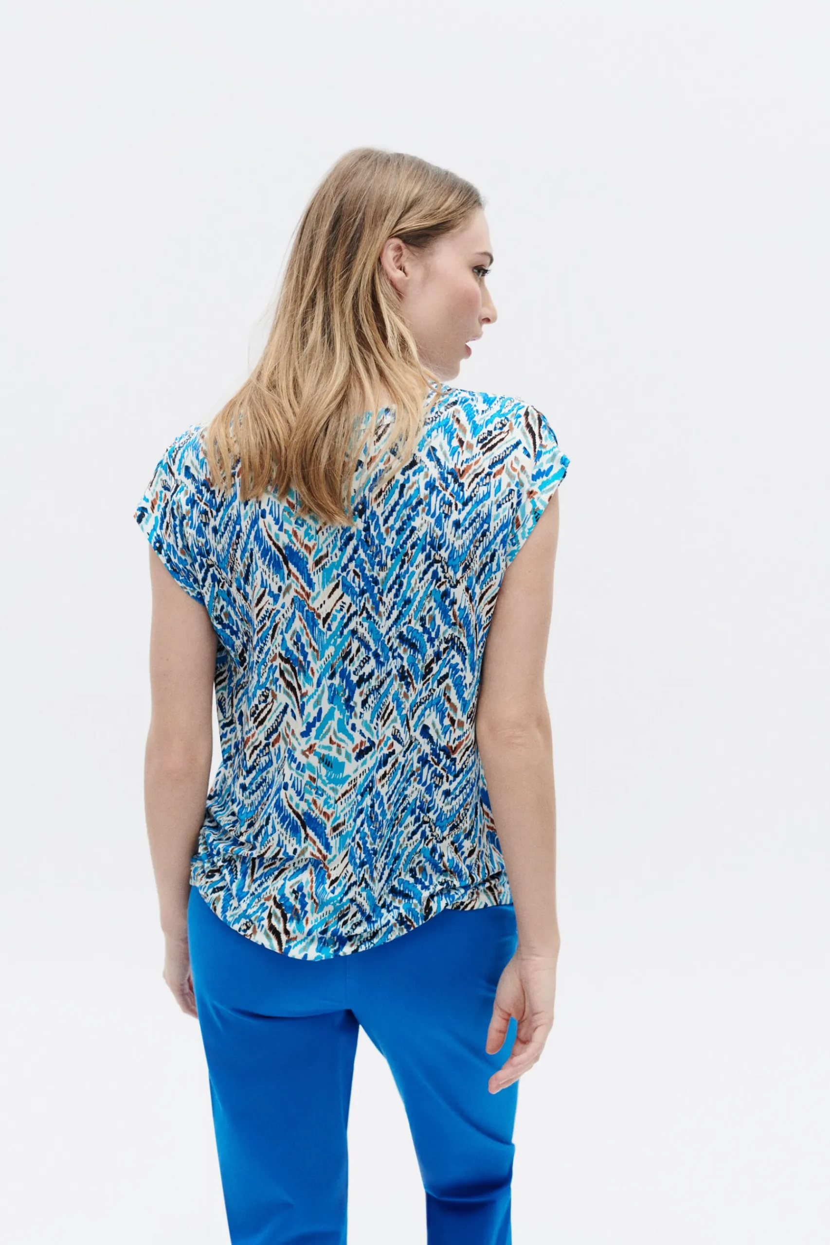 Best Sale Tshirt Taele Bleu Femme Tops Et T-Shirts