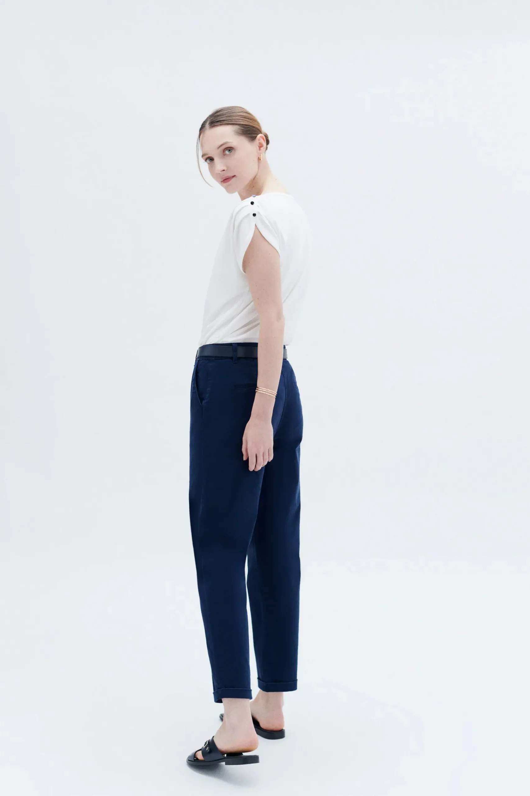 Store T-Shirt Talissa Ivoire Femme Tops Et T-Shirts