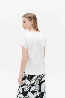 Online T-Shirt Tilda Blanc Femme Tops Et T-Shirts