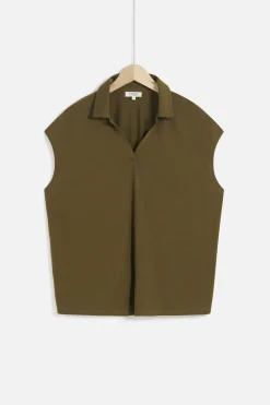 Cheap T-Shirt Tonata Vert Olive Femme Tops Et T-Shirts