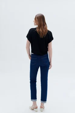 Cheap T-Shirt Tonie Noir Femme Tops Et T-Shirts