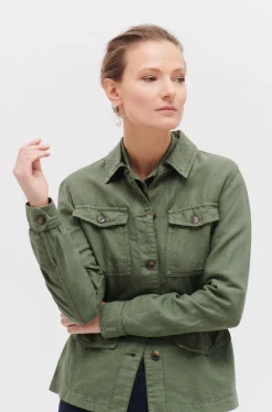 Hot Veste Grace Vert Kaki Femme Vestes