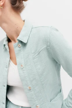 Outlet Veste Lauryn Vert Menthe Femme Vestes