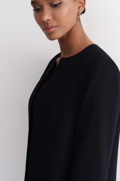 Best Sale Veste Longueur Midi Et Coupe Structuree. Femme Manteaux