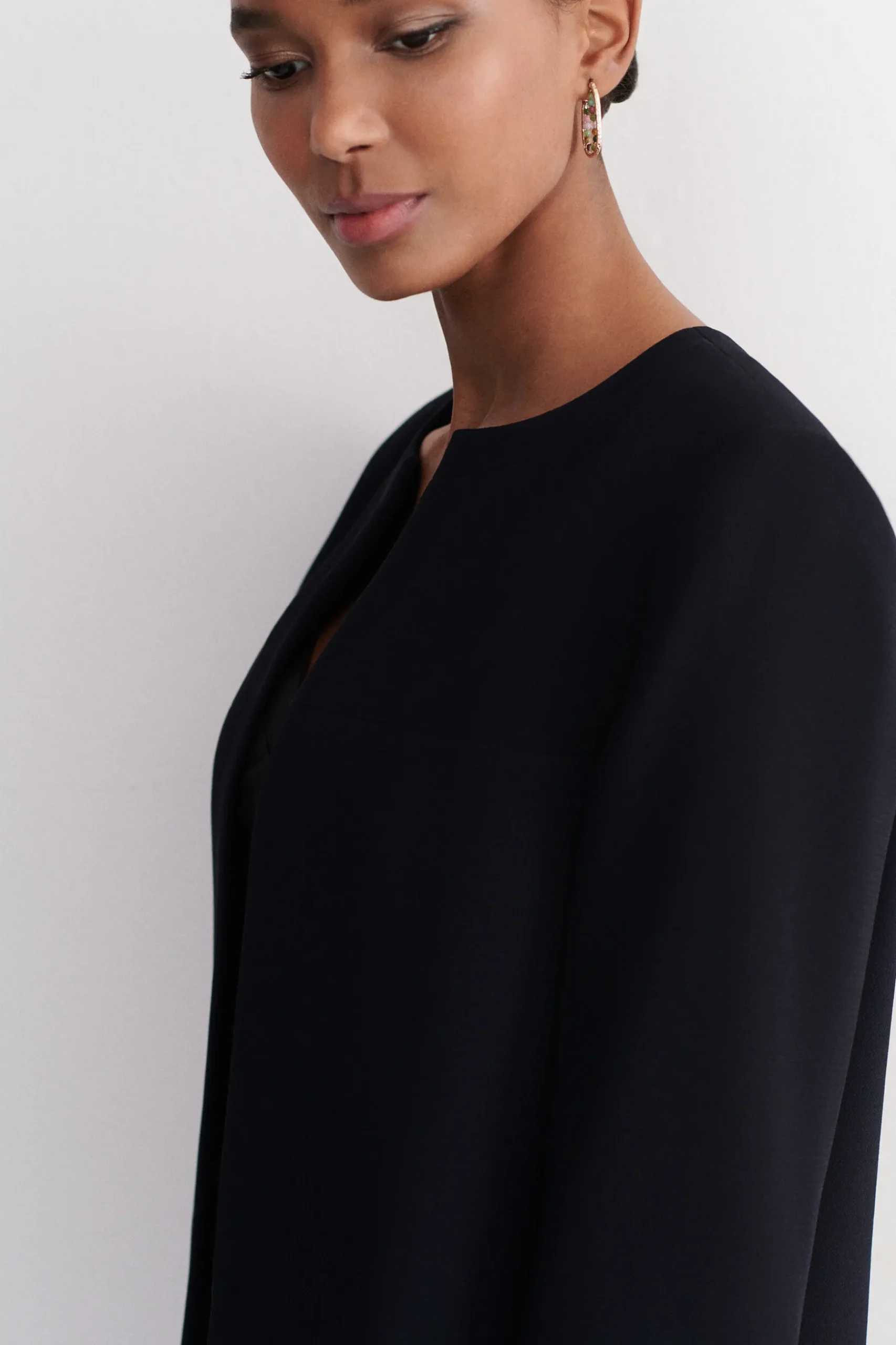 Best Sale Veste Longueur Midi Et Coupe Structuree. Femme Manteaux
