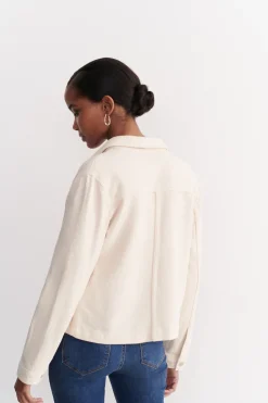 Cheap Veste Minata Ecru Femme Vestes