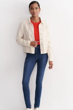 Cheap Veste Minata Ecru Femme Vestes