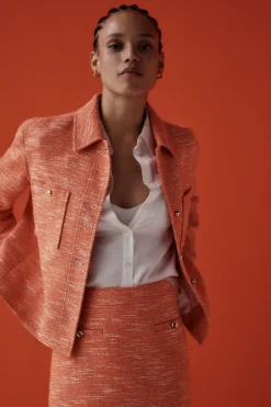 Cheap Veste Theoline En Tweed Femme Blazers