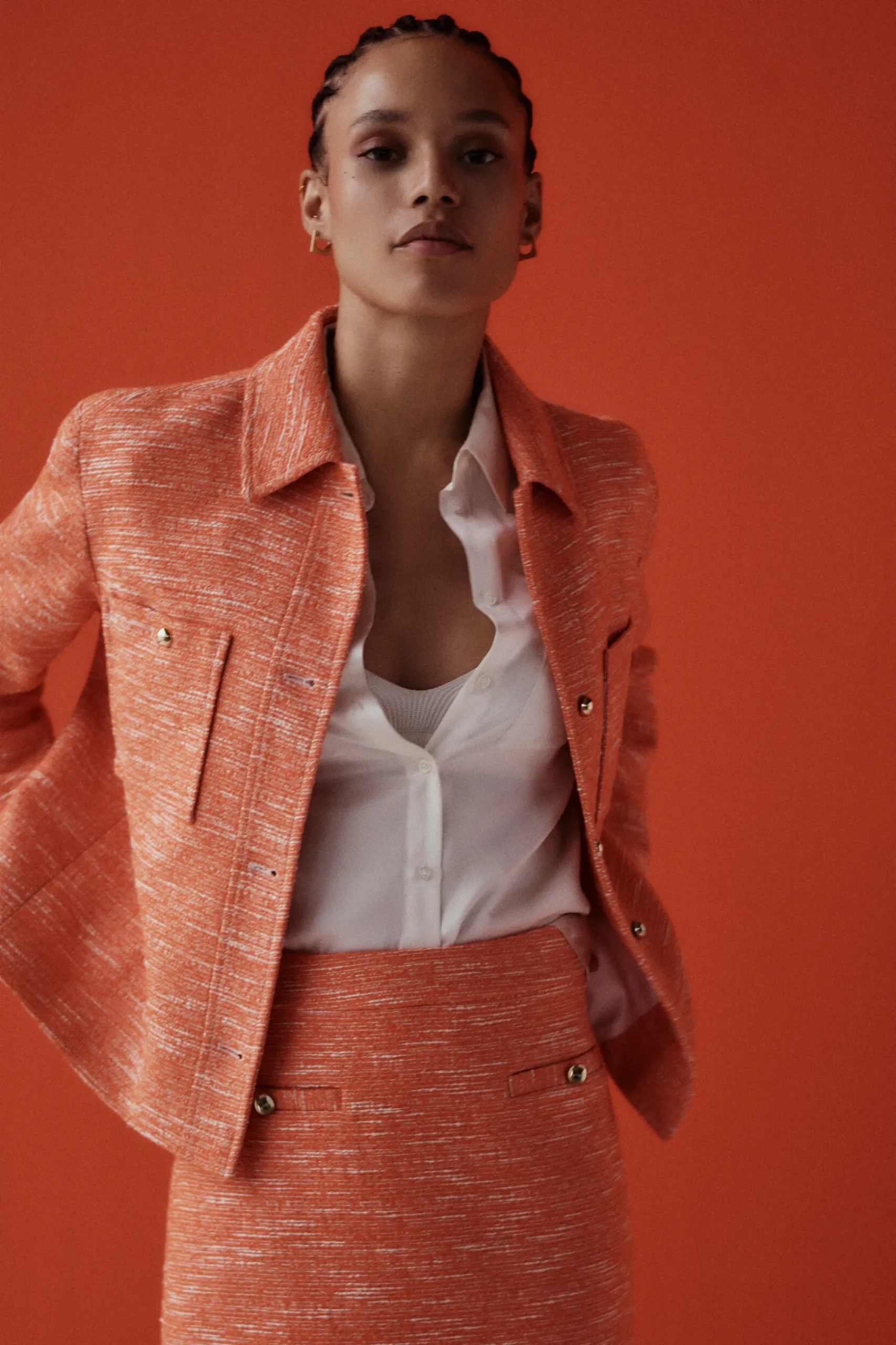 Cheap Veste Theoline En Tweed Femme Blazers